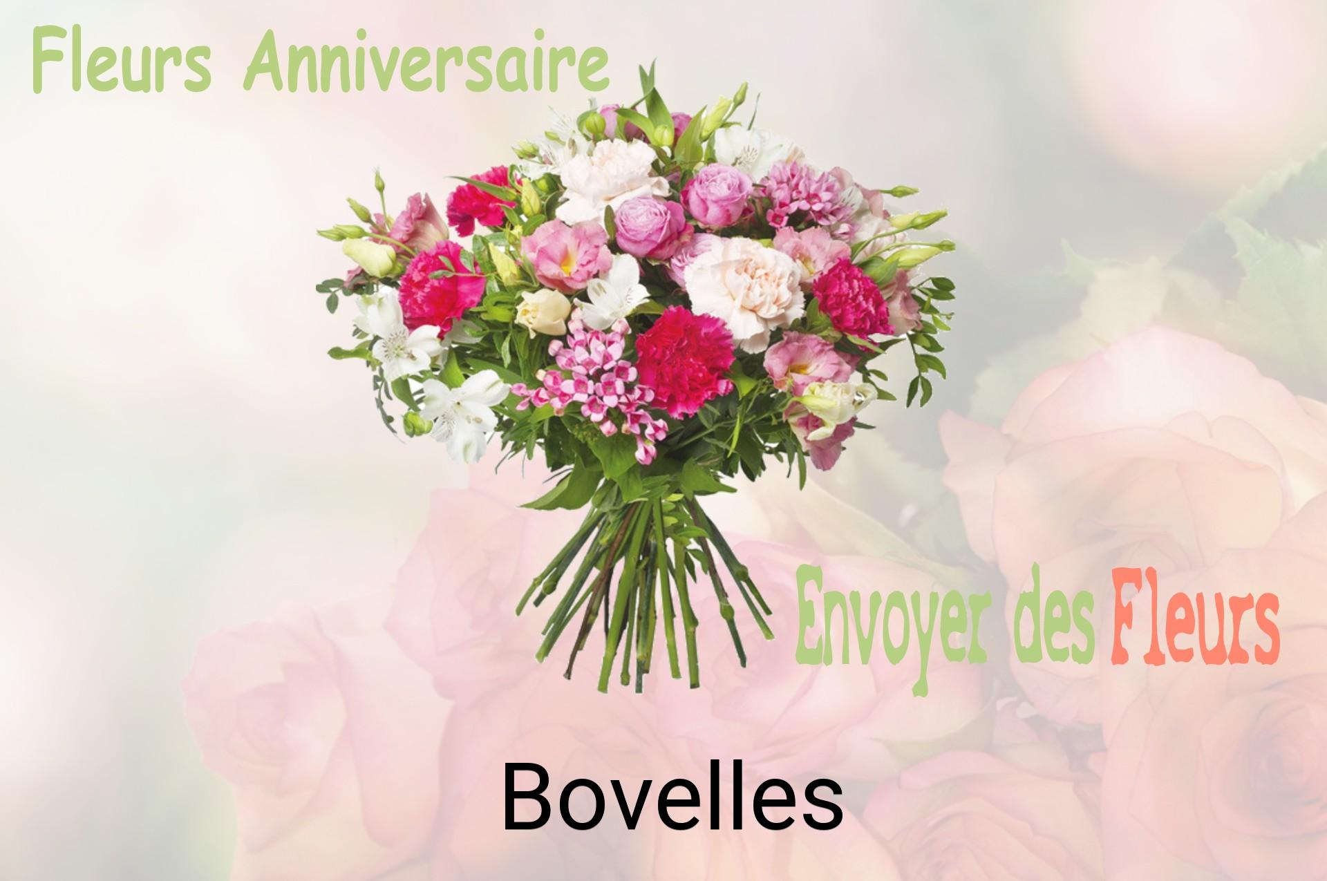 Bouquet de fleurs d’anniversaire livré à Bovelles