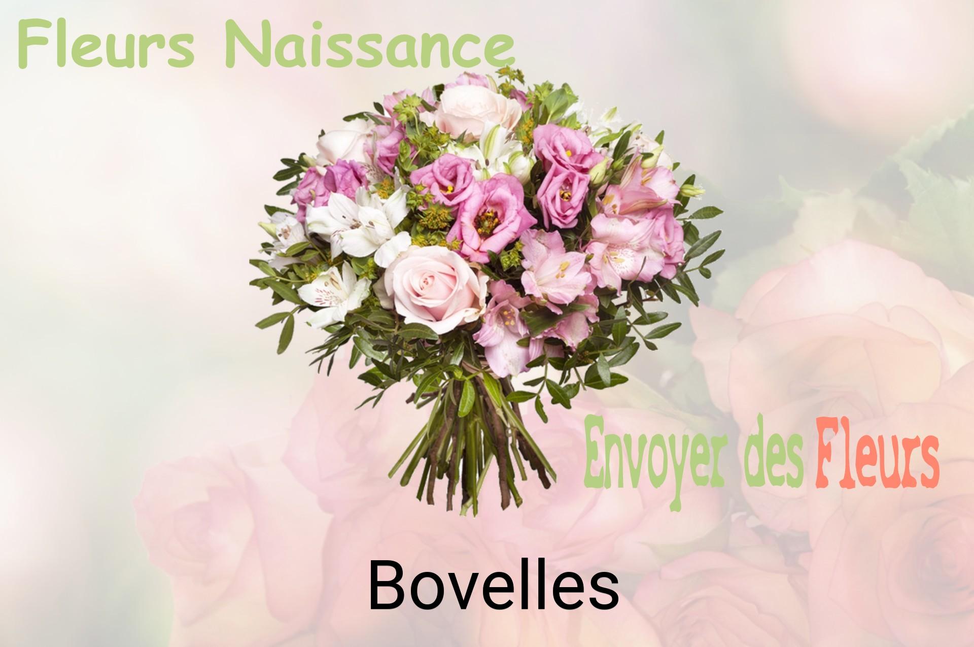 Bouquet de fleurs de naissance livré à Bovelles